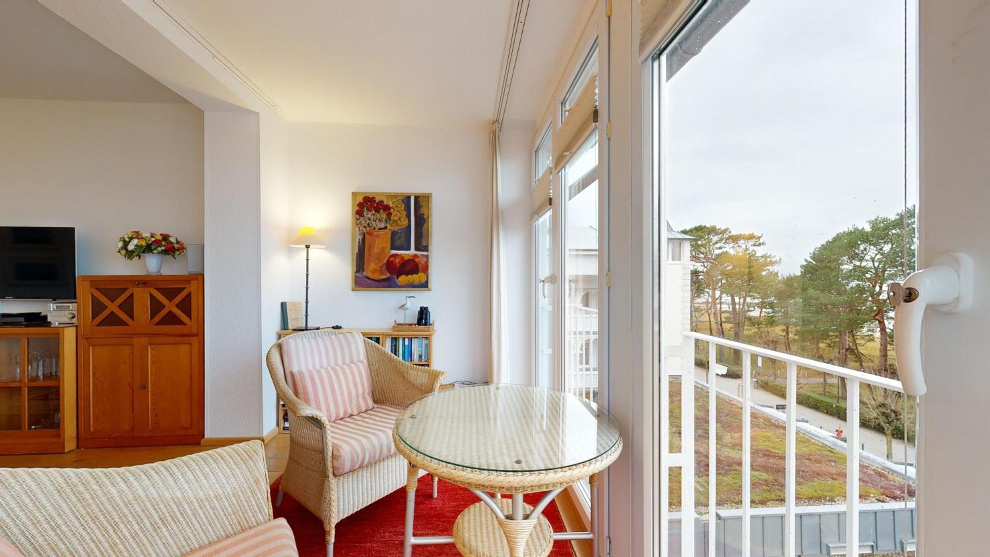 Fewo Direkt Am Strand Mit Meerblick Und Suedbalkon, Villa Freia 27, Binz Εξωτερικό φωτογραφία