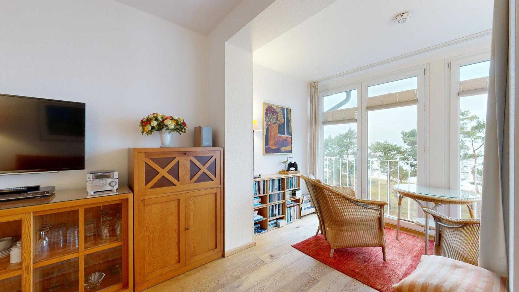 Fewo Direkt Am Strand Mit Meerblick Und Suedbalkon, Villa Freia 27, Binz Εξωτερικό φωτογραφία