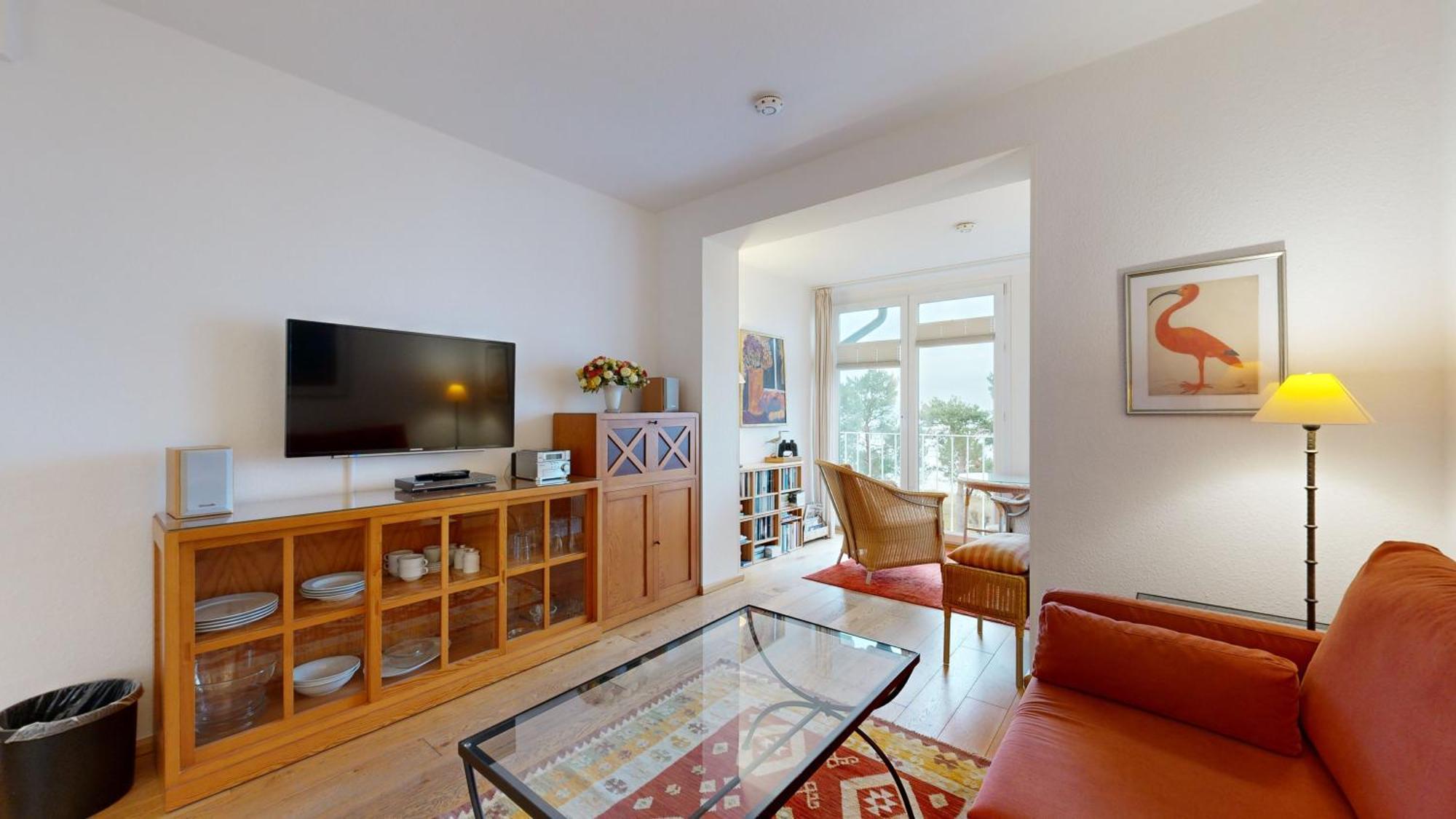 Fewo Direkt Am Strand Mit Meerblick Und Suedbalkon, Villa Freia 27, Binz Εξωτερικό φωτογραφία